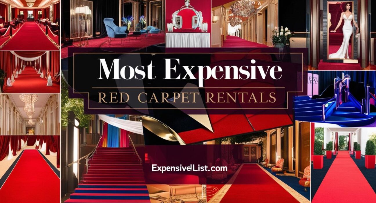 CMost Expensive Red Carpet Rentals