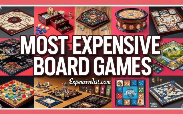Most Expensive Board Games