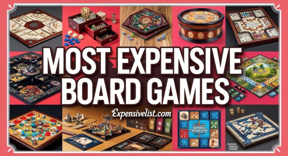 Most Expensive Board Games