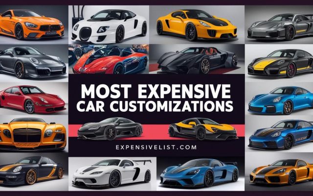 Most Expensive Car Customizations