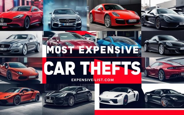 Most Expensive Car Thefts