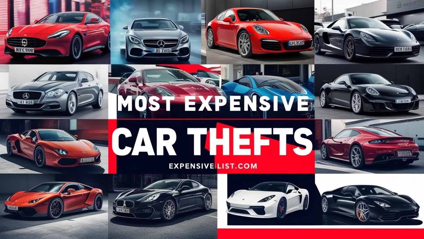 Most Expensive Car Thefts