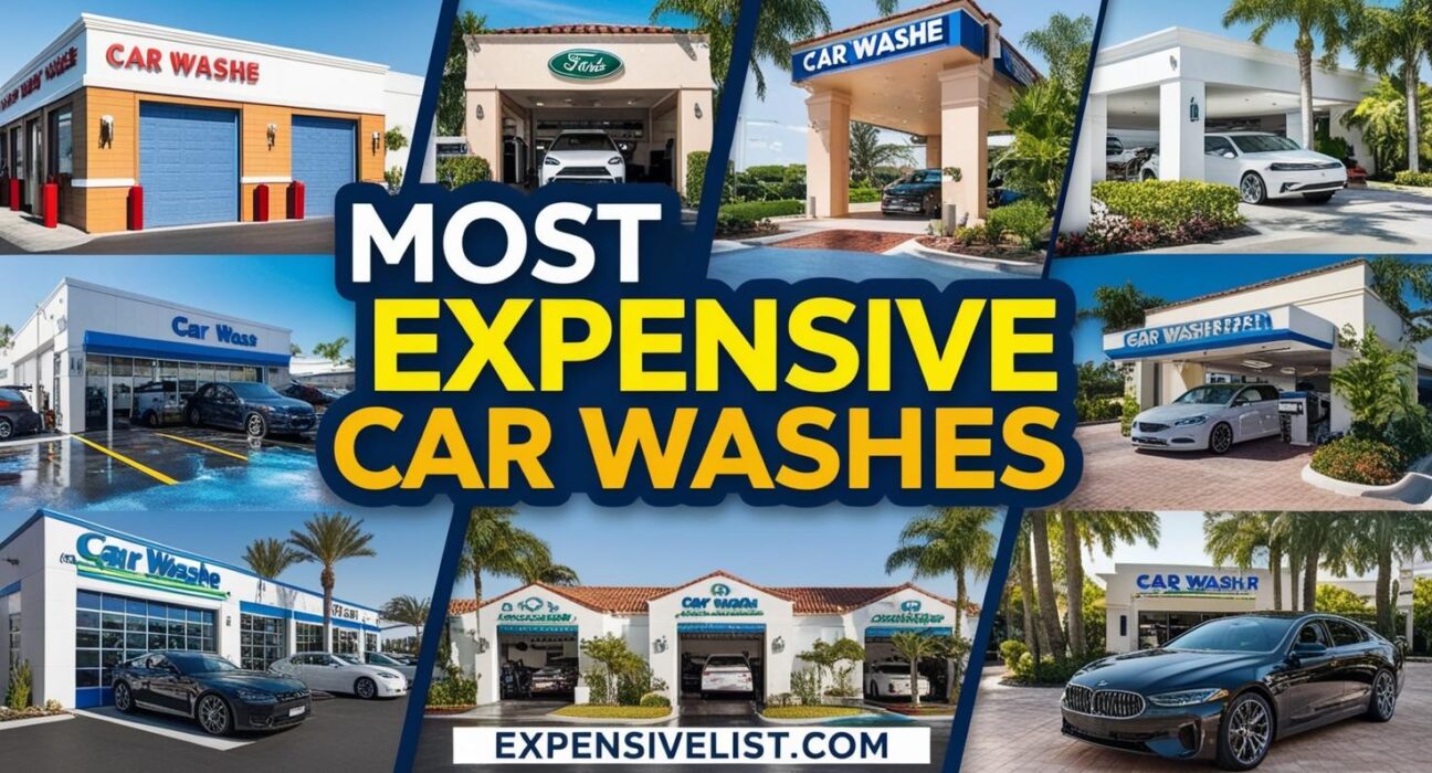 Most Expensive Car Washes