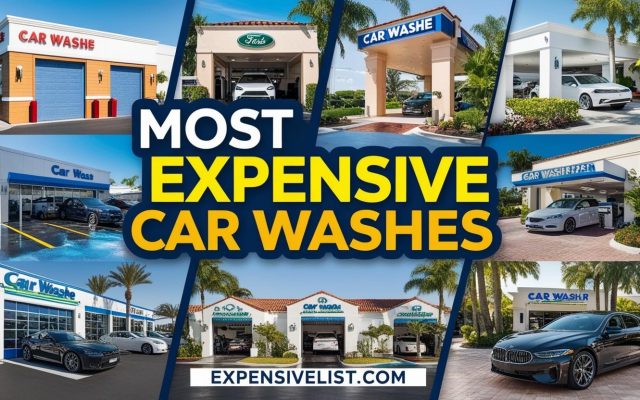 Most Expensive Car Washes