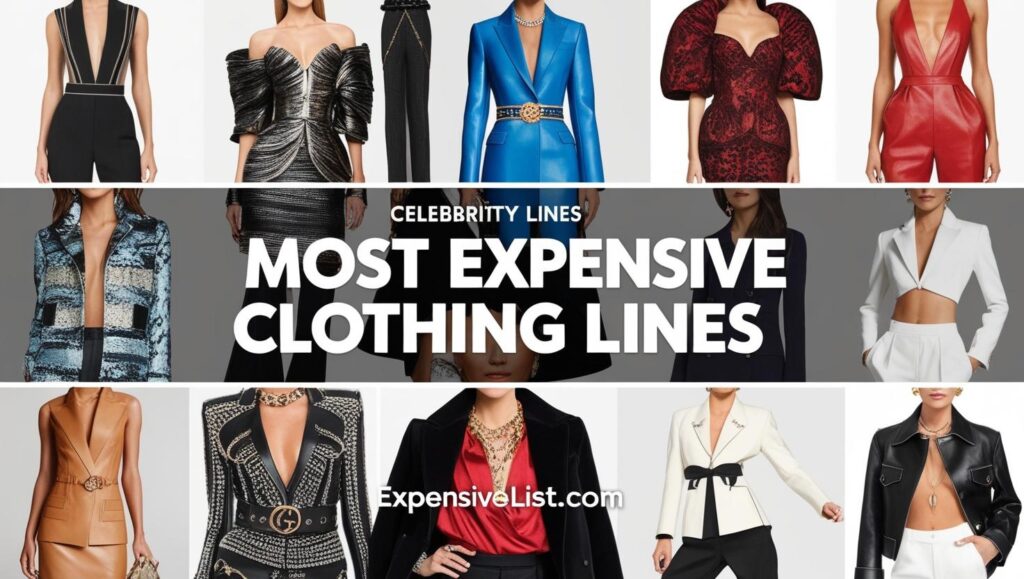 Most Expensive Celebrity Clothing Lines