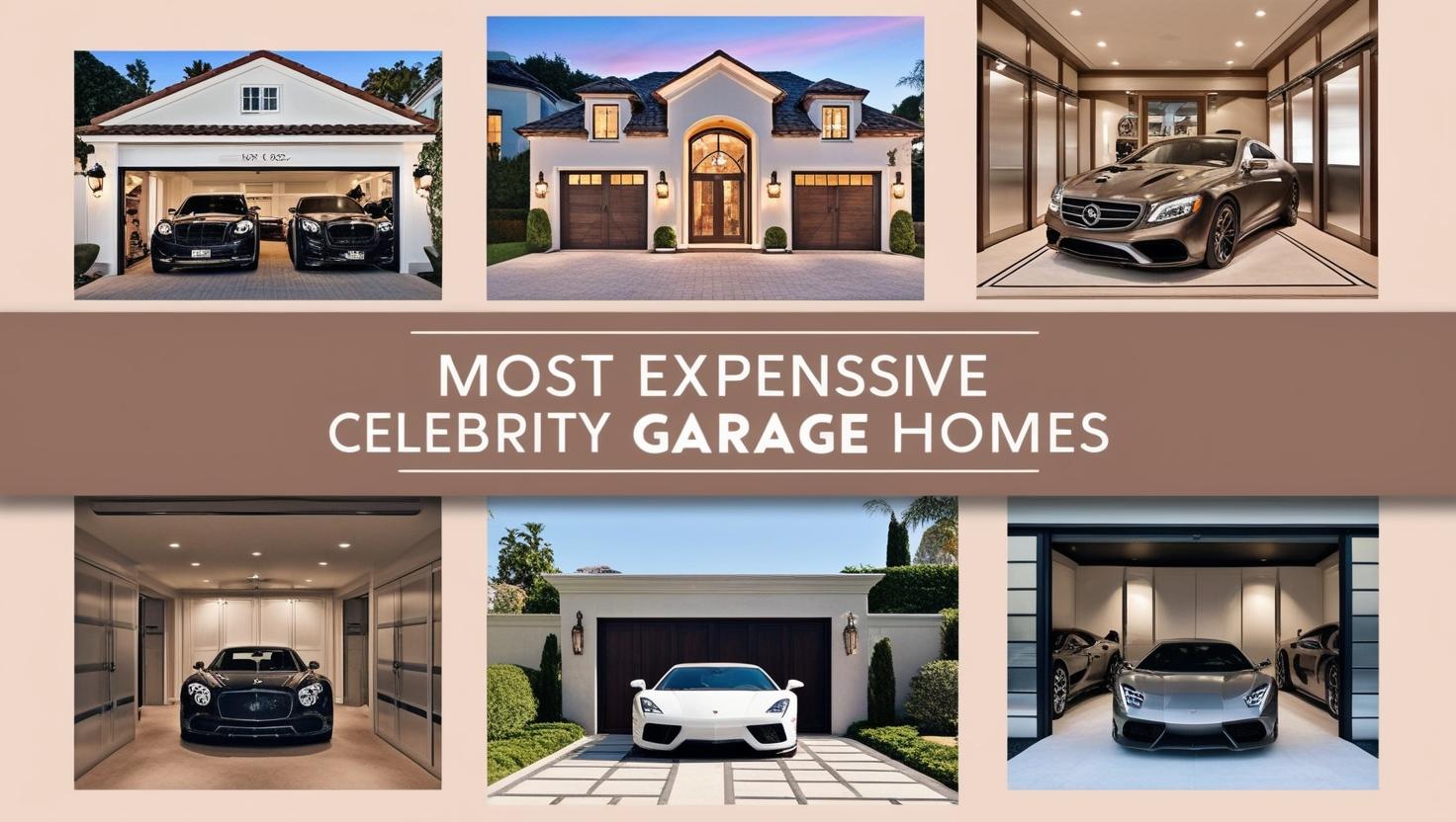 Most Expensive Celebrity Garage Homes