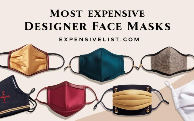 Most Expensive Designer Face Masks