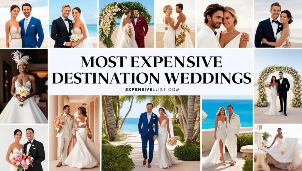 Most Expensive Destination Weddings