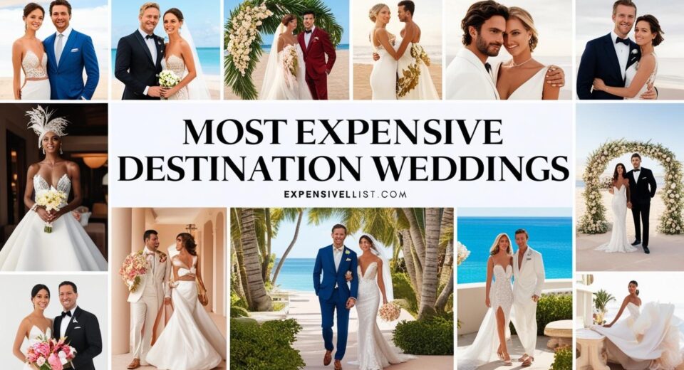 Most Expensive Destination Weddings