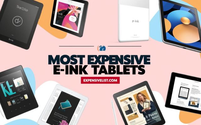 Most Expensive E Ink Tablets