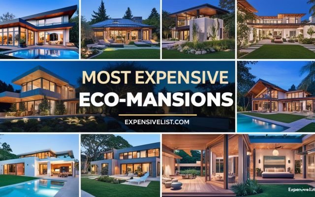 Most Expensive Eco Mansions