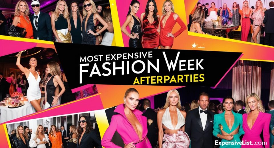 Most Expensive Fashion Week Afterparties