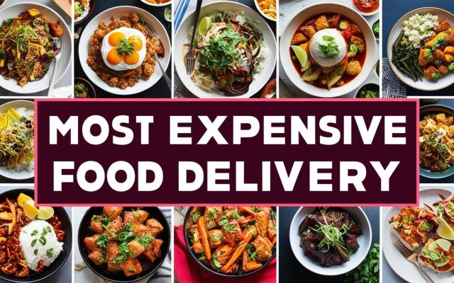 Most Expensive Food Delivery