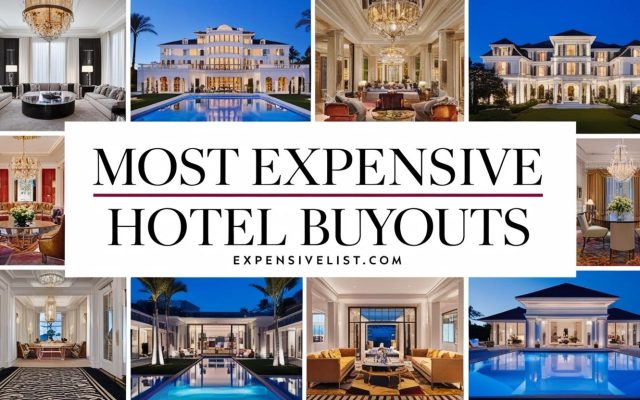Most Expensive Hotel Buyouts