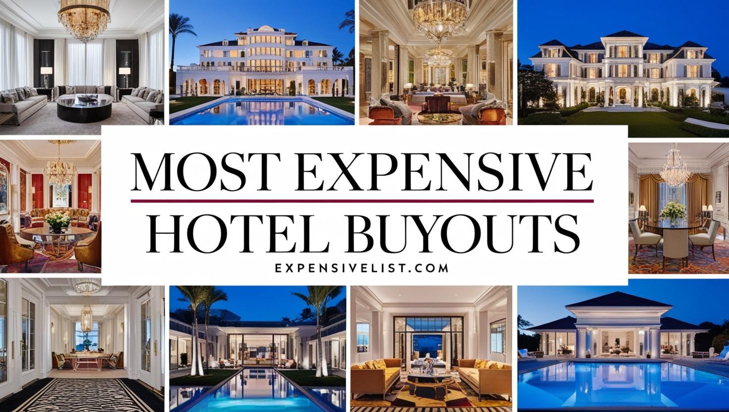 Most Expensive Hotel Buyouts