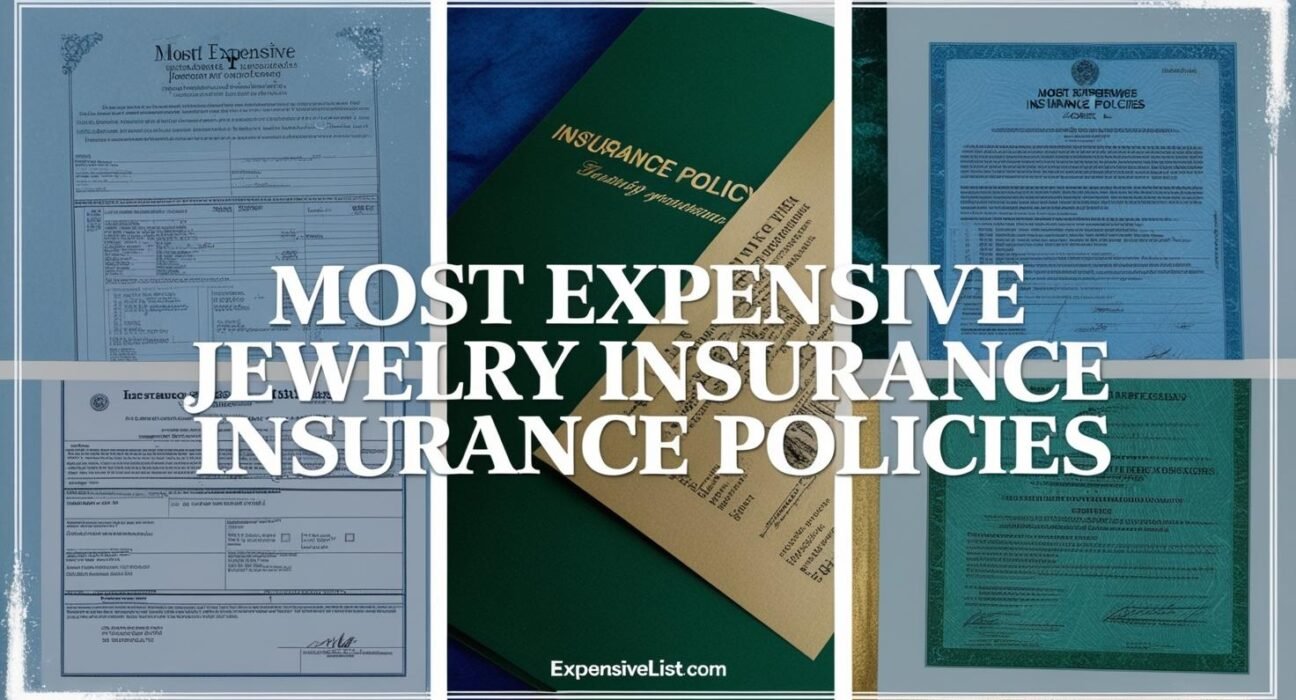 Most Expensive Jewelry Insurance Policies