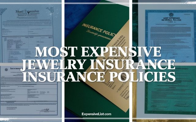 Most Expensive Jewelry Insurance Policies