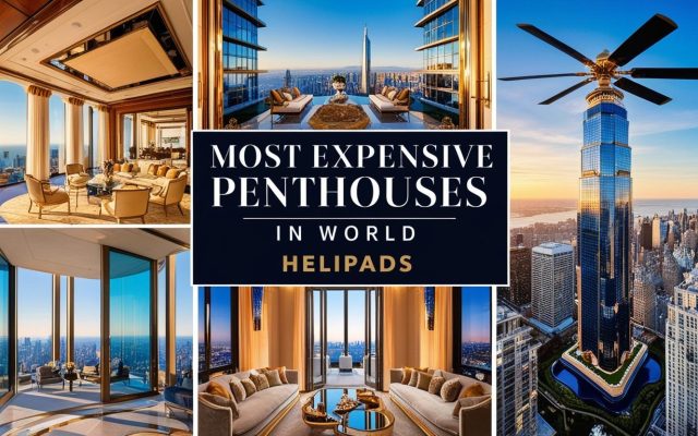 Most Expensive Penthouses in the World   Sky Palaces with Helicopter Pads