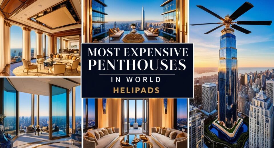 Most Expensive Penthouses in the World Sky Palaces with Helicopter Pads