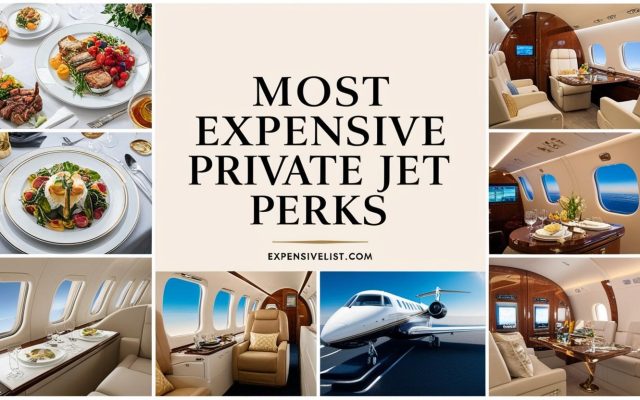 Most Expensive Private Jet Perks