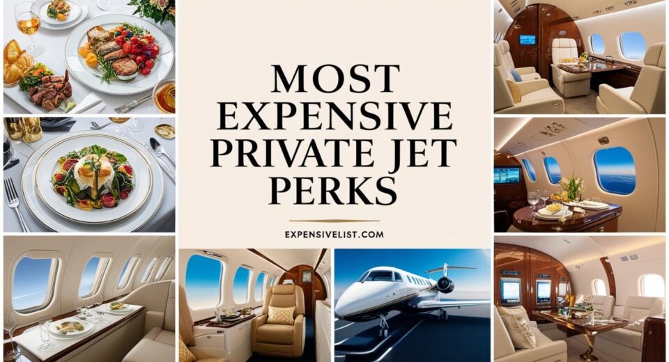 Most Expensive Private Jet Perks