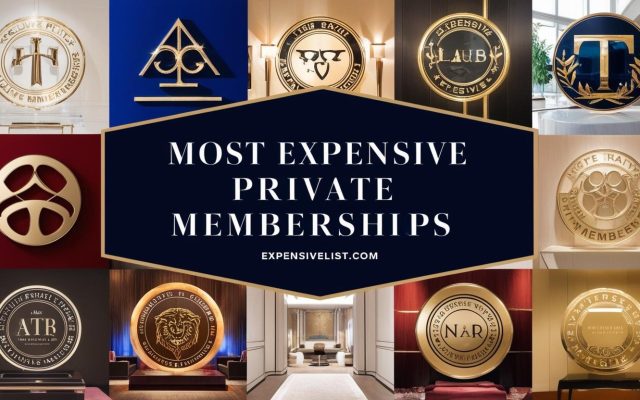 Most Expensive Private Memberships