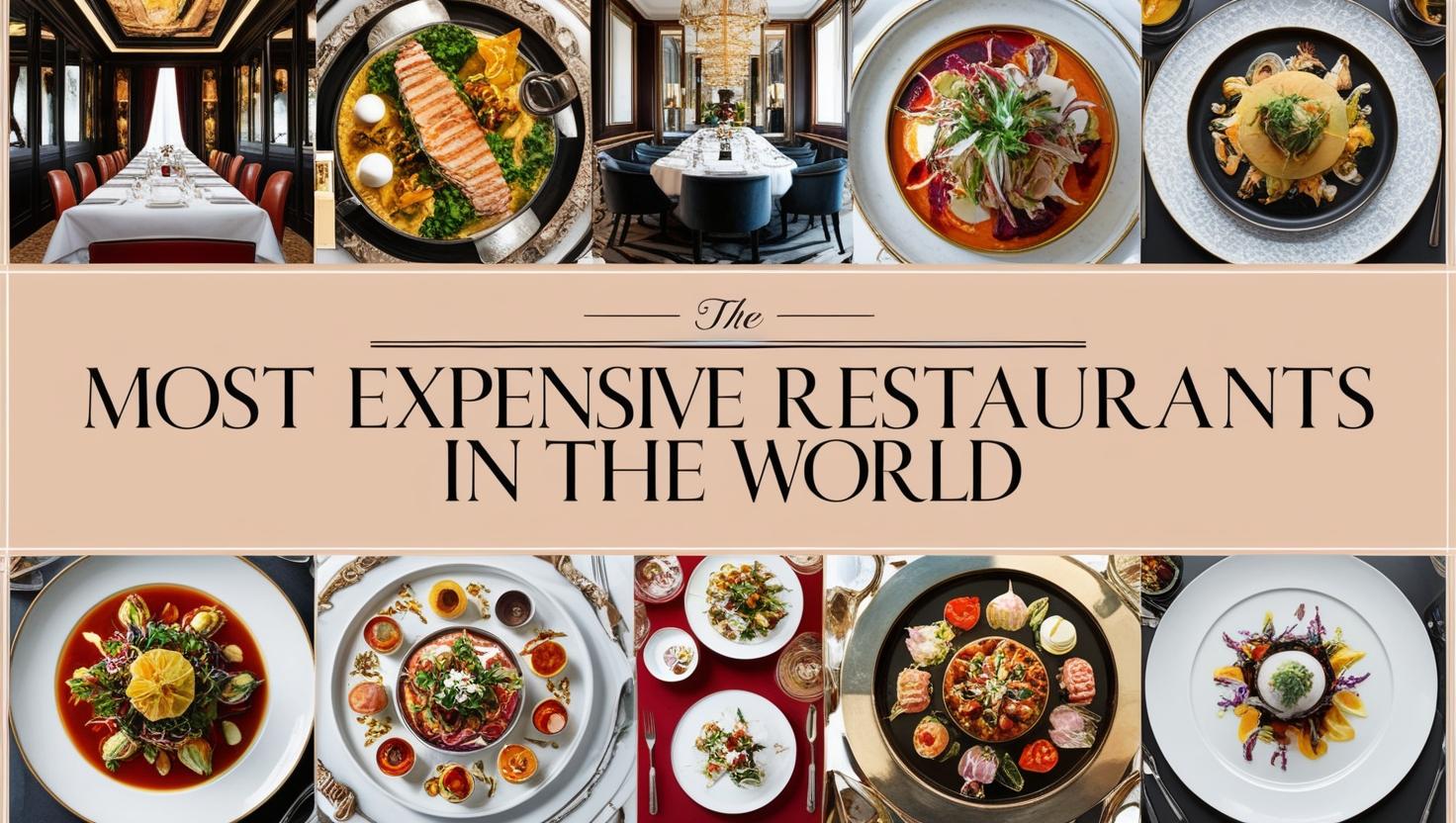 Most Expensive Restaurants in the World