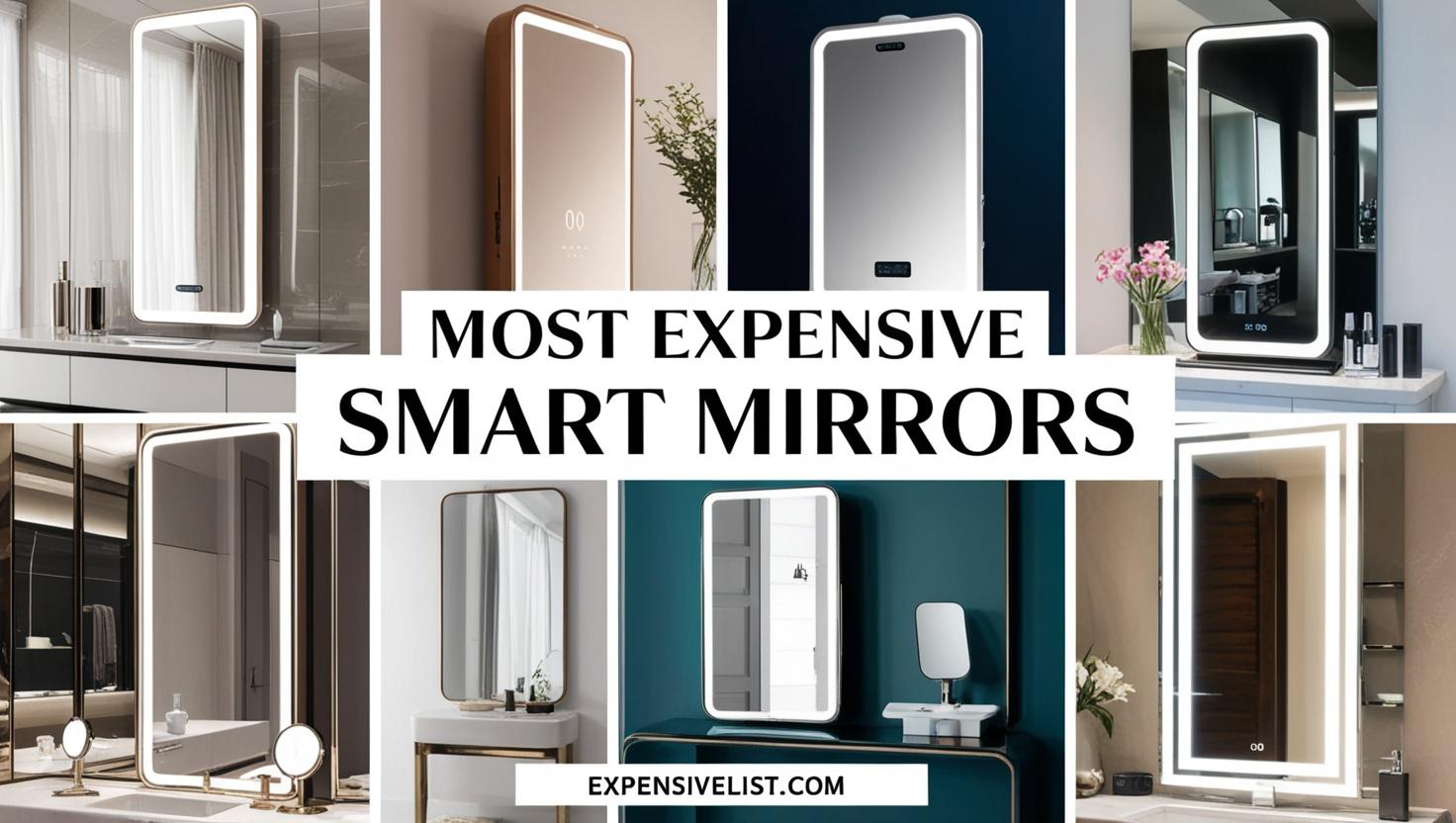 Most Expensive Smart Mirrors: $1M Vanity Screens with AR Makeup Trials
