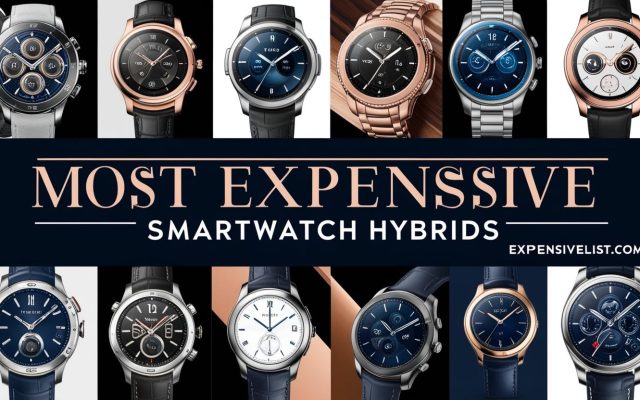 Most Expensive Smartwatch Hybrids