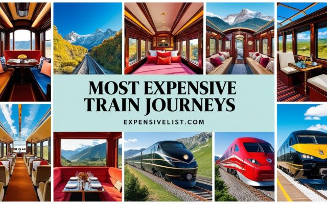 Most Expensive Train Journeys