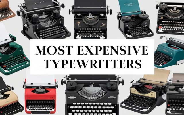 Most Expensive Typewriters