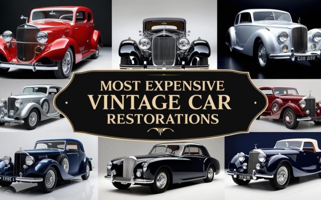Most Expensive Vintage Car Restorations
