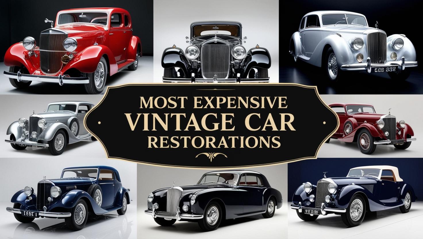 Most Expensive Vintage Car Restorations