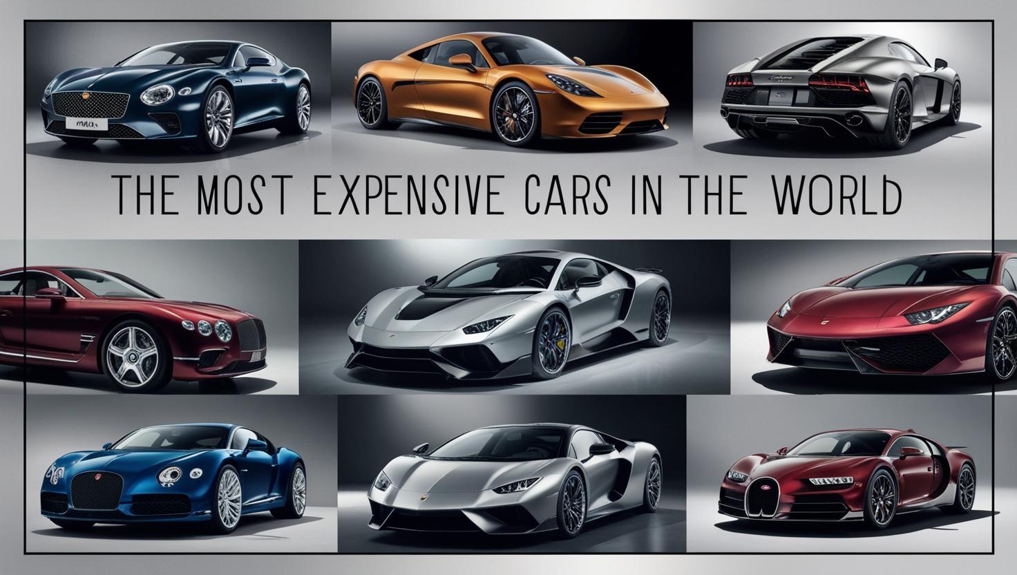 The Most Expensive Cars in the World