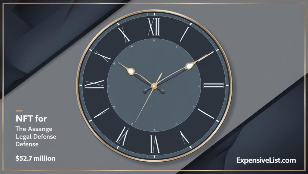 Clock NFT (Assange Legal Defense) – $52 7 Million