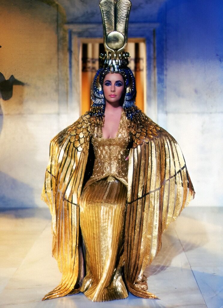 Elizabeth Taylor’s Cleopatra Gold Lamé Gown