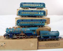 The 1934 Lionel Blue Comet Set