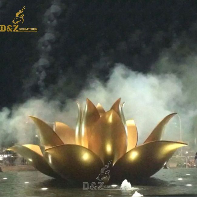 The Golden Lotus Fountain