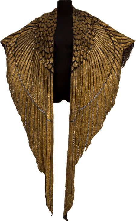 The Elizabeth Taylor Cleopatra Gold Cape