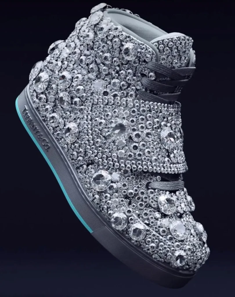 Tiffany & Co Diamond Baby Shoes